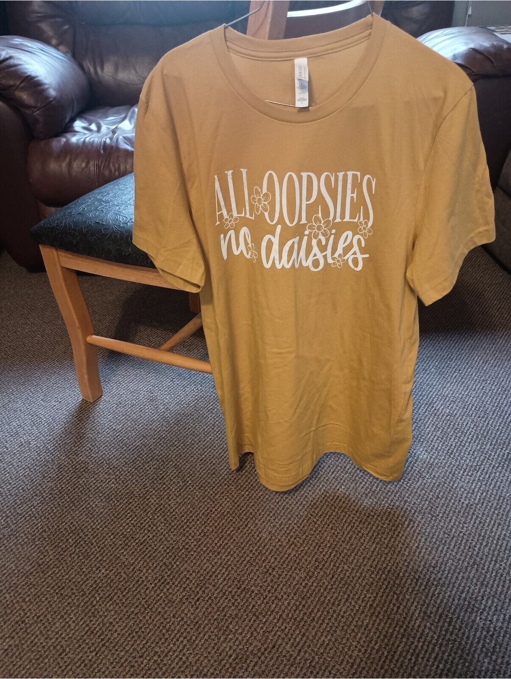 All Oopsies No Daisies women's t shirt size L